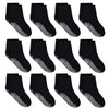 Tphon Kids Non Slip Toddler Boy Grip Socks 12 Pairs Anti Skid Sticky Socks For 7-10 Years Infants Baby Children