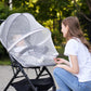 Duomi Mosquito Net For Stroller,Encrypted Stroller Mosquito Net Full Cover With Double Zipper,Breathable & Foldable Netting For