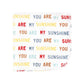 Hudson Baby Unisex Baby Flannel Cotton Washcloths, My Sunshine 12 Pack, One Size