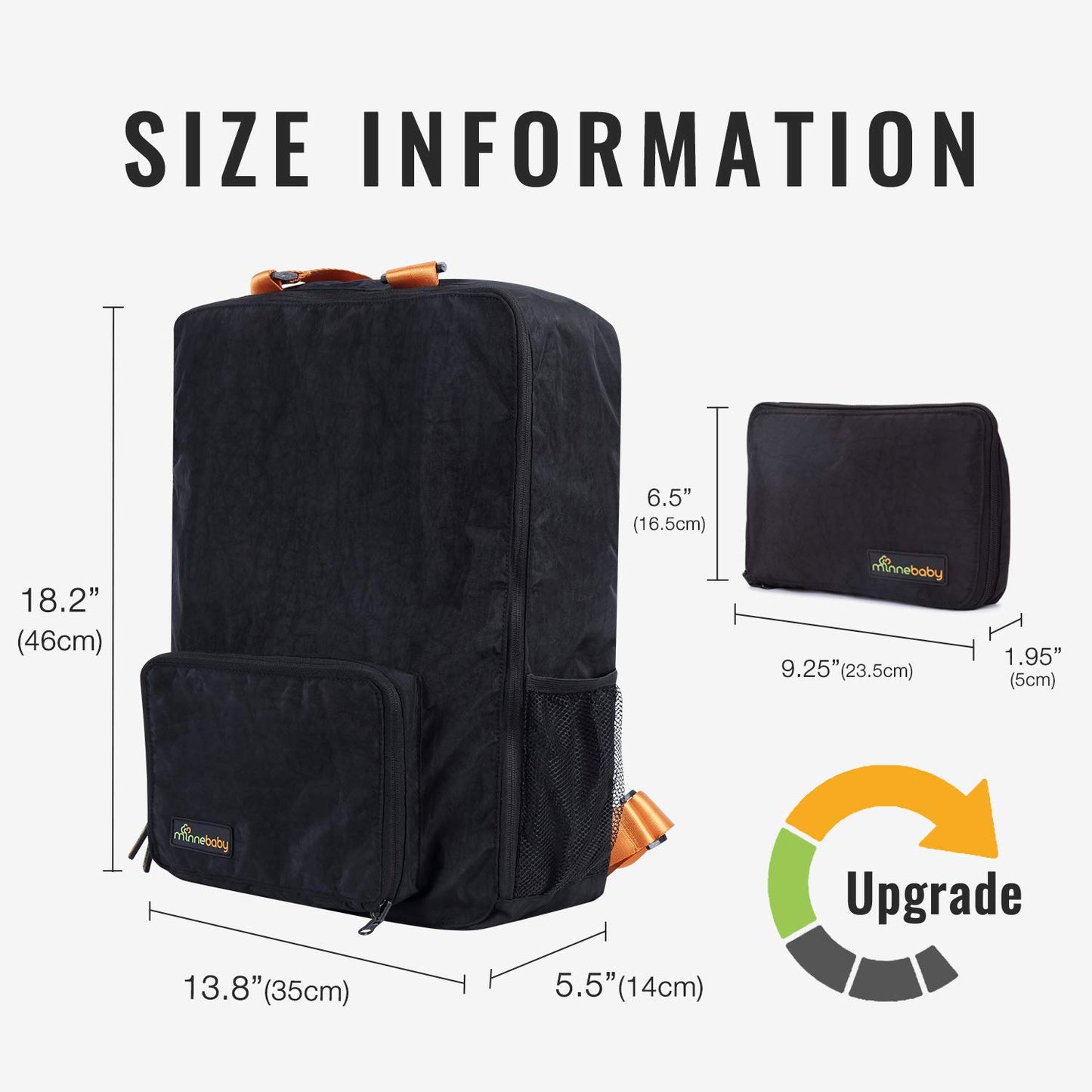Minne Baby Stroller Travel Bag, Compatible With Gb Pockit Stroller and Gb Pockit Plus Lightweight Stroller, Lightweight Stroller