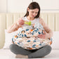 Battop Nursing Pillow For Breastfeeding With Removable Cover,Feeding Pillow For More Support For Mom And Baby,Adjustable Waist S