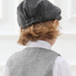 A&J Design Baby Newsboy Cap Toddler Boy Flat Scally Irish Hat Gray 2-3T