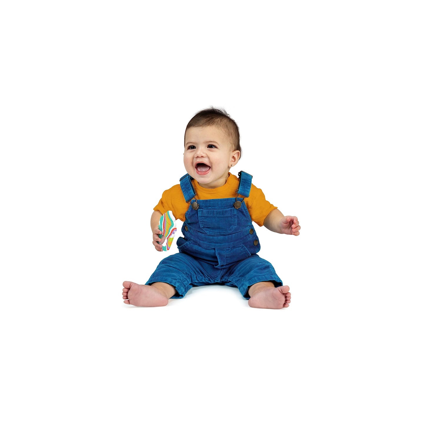Bright Starts Soothing Soft Serve Silicone Teether, Easy-Grasp Ice Cream Cone, BPA Free, Unisex, 3 Months+