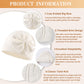 Jangannsa Winter Warm Knitted Baby Hat For Girls Cotton Lined Infant Toddler Hat Autumn Cute Bow Classic Girls Beanie 0-6Y(M,Whi