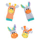 Playgro Wrist Rattle and Foot Finder Set - Engaging Developmental Toys for Babies 0-12 Months with Adorable Jungle Friends - Bab