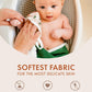 Nightingale Baby Washcloths, Organic Cotton Muslin With Bamboo Viscose - Soft Burp Cloths For Newborn Sensitive Skin - 12X12 Fac