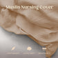 Muslin Nursing Cover Up For Breastfeeding - Breast Feeding Covers For Women | Breathable 100% Muslin Cotton Breastfeeding Cover