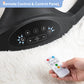 LAREX Baby Swing Infant Swing Electric Toddler Baby Rocker Portable for Newborn Boy Girl, 5 Sway Speeds with Remote Control, 10
