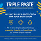 Triple Paste Diaper Rash Cream For Baby - 2 Oz Tube - Zinc Oxide Ointment Treats, Soothes And Prevents Diaper Rash - Pediatricia