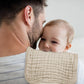 Looxii Muslin Burp Cloths 6 Pack - 20  x 10  - Ultra Soft & Absorbent, 6-Layer 100% Cotton for Spit Up & Drool- Gentle Neutral B
