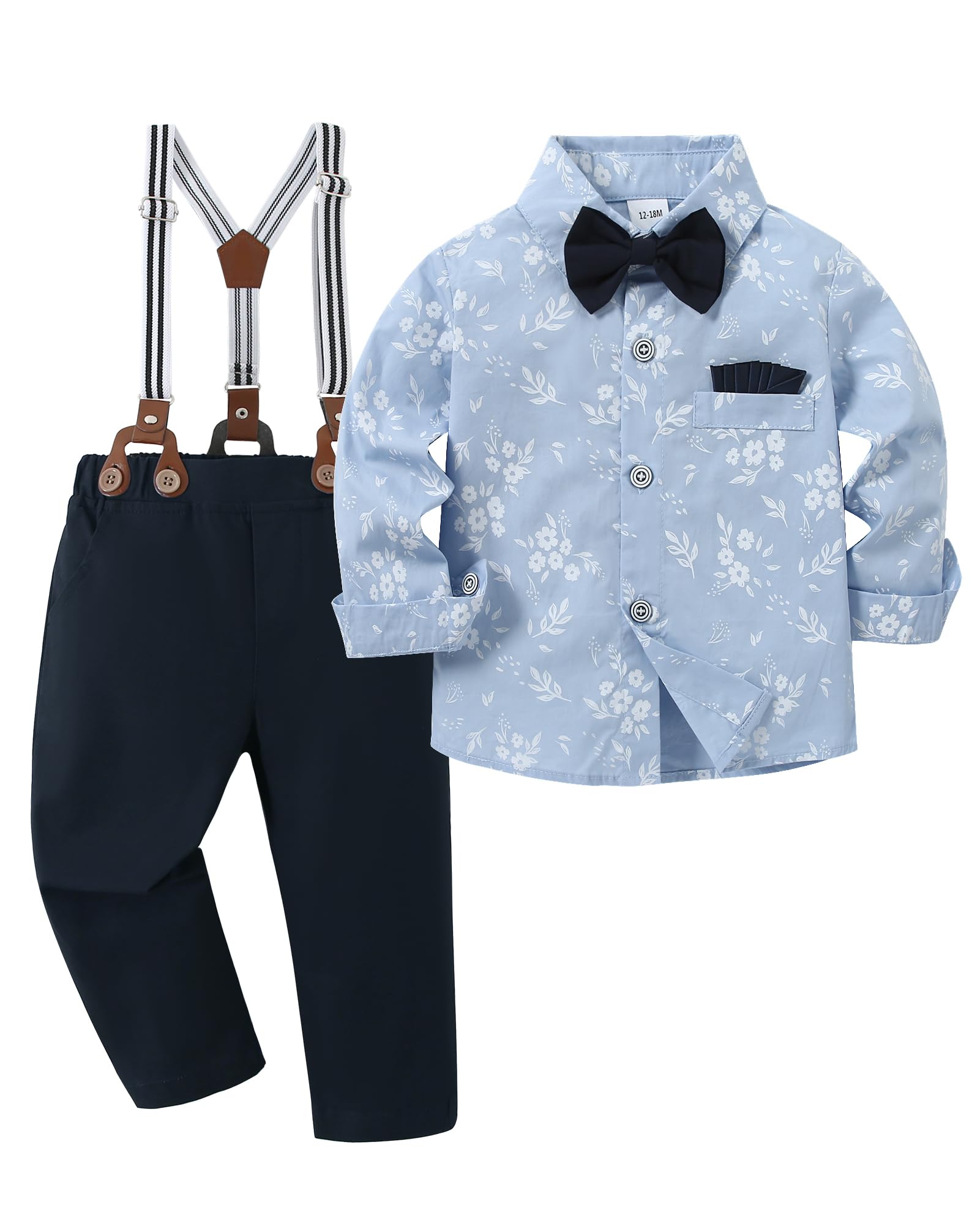 Yallet Toddler Baby Boy Clothes Suit Gentleman Dress Outfits, Wedding – Cutebaby WBBAPB0CT3D8RZN