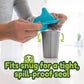 Healthy Sprouts Silicone Sippy Cup Lids - Spill Proof, Fits Any Cup, Bpa-Free, Durable & Soft For Babies & Toddlers, Quick To At