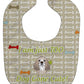 Carolines Treasures Too Cute Baby Bib, Cocker Spaniel, Large