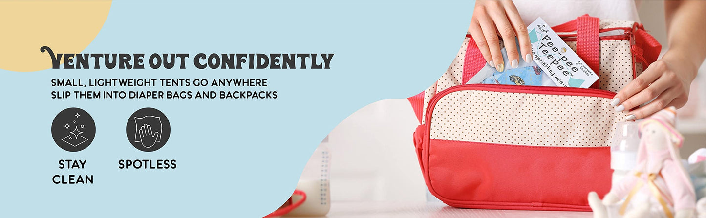 Pee-Pee Teepee Camping White - Laundry Bag