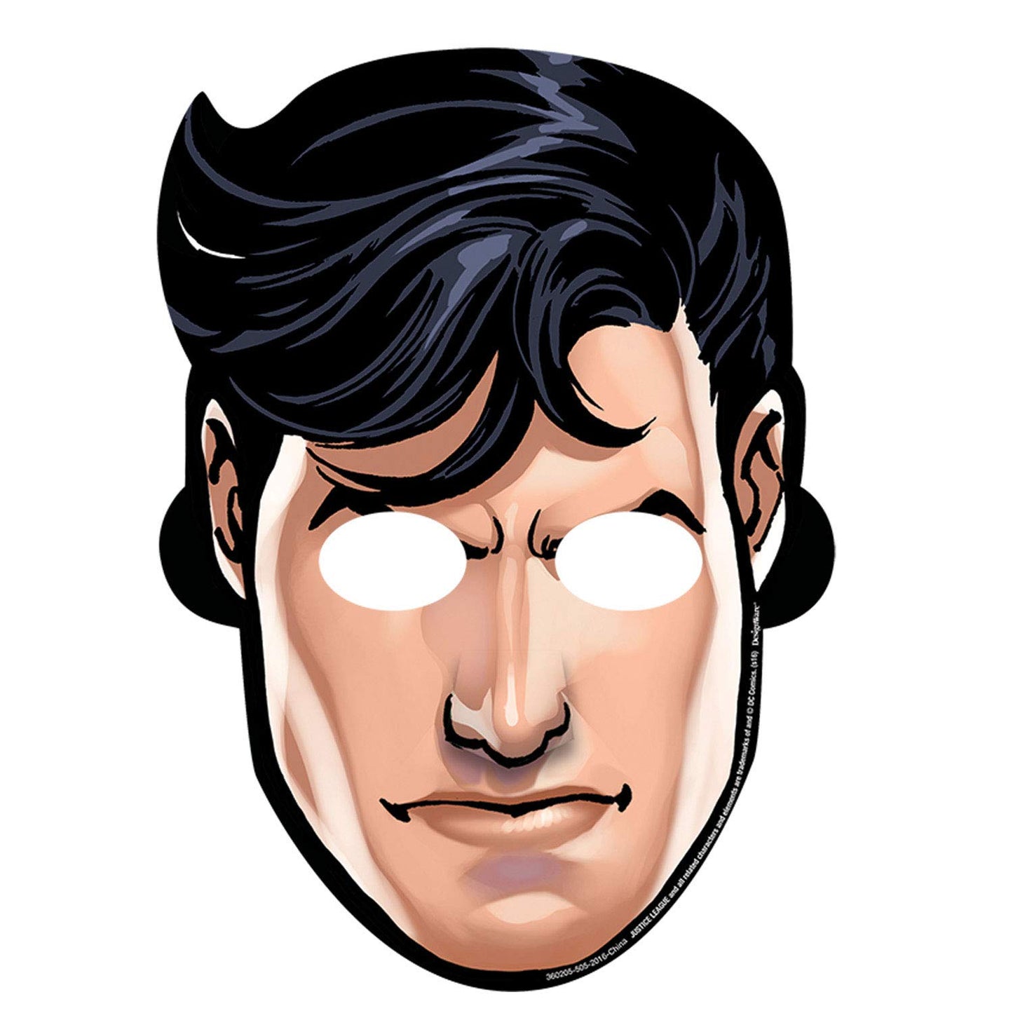 Paper Masks Justice League, Party Favor, 8 Ct. 8 3/5' X 9 7/10'