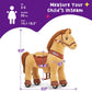 PonyCycle Ride on Horse Ride on Toys Riding Horse Ride on Pony for Toddlers 3-5 with Brake Essential Model E (30 Height/Size 3/