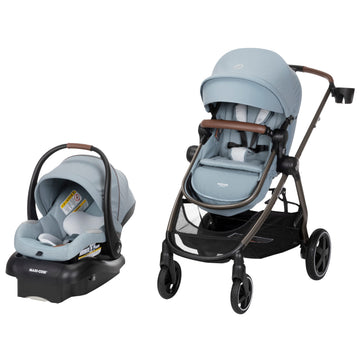 Maxi-Cosi Zelia Luxe 5-In-1 Modular - Baby Travel System Car Seat And Stroller, Infant Car Seat And Stroller Combo, Baby Car Sea