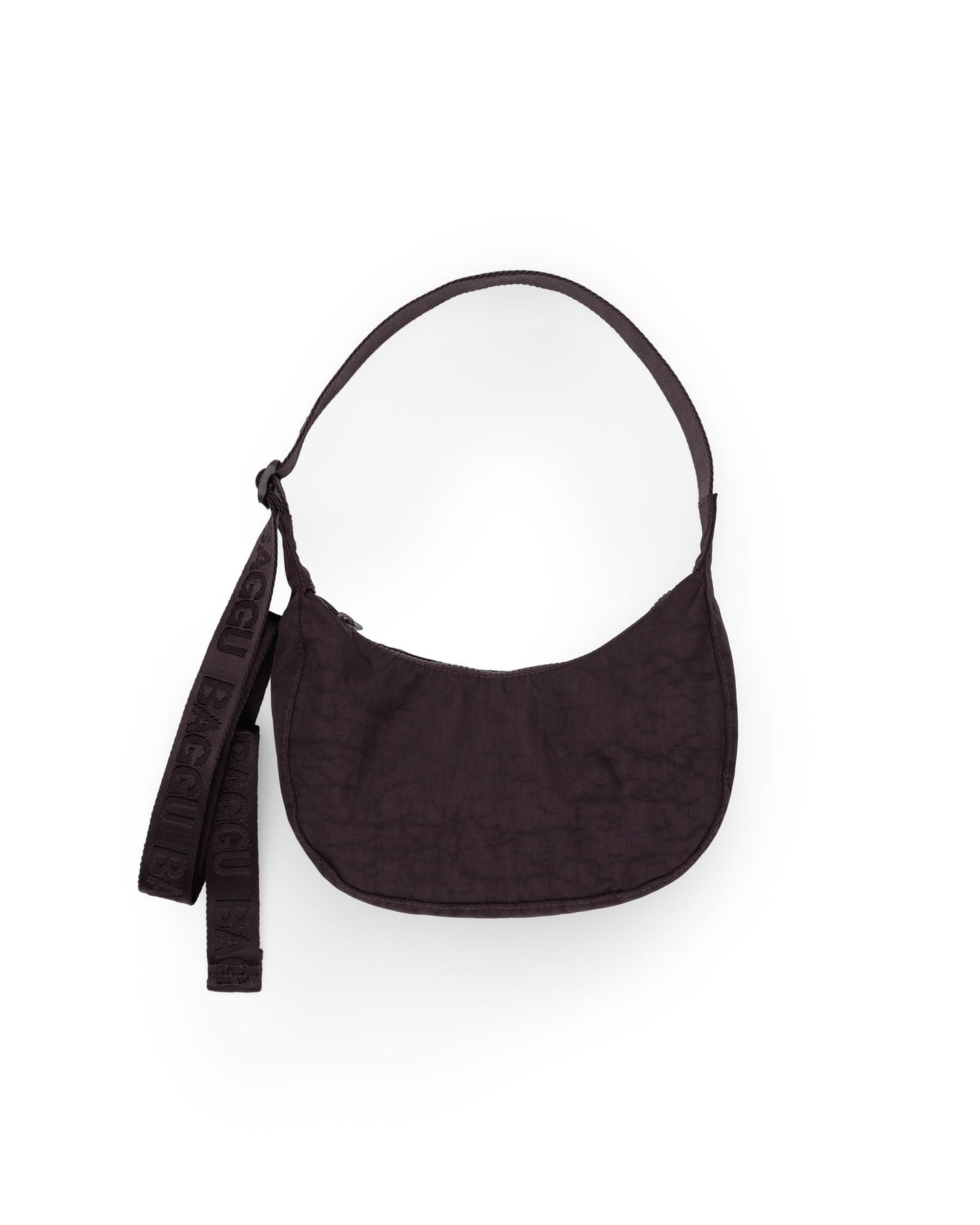 Baggu Small Nylon Crescent Bag - Chocolate Plum