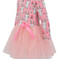 Girls Long Sleeve Tulle Tutu Dresses For Kid And Toddler Pink 8 Years