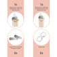 Hegen Newborn Baby Bottle Basic Starter Kit- Ppsu Bottle For Babies, Medium & Slow Teat- Breast Milk Storage Lids And Secure Sea