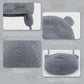 Duoyeree Kids Baby Hat Soft Warm Cable Knit Beanie Toddler Girl Fall Winter Hats(Dark Grey,0-6 Months)