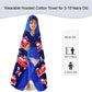 Voova & Movas Fire Truck Hooded Towels Soft Thick Cotton For Age 3-10 Years | Beach | Pool | Bath | Swim Towels For Boys, Blue F