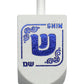 Izzy 'N' Dizzy Hanukkah Dreidels - Extra Large Blue And White Wooden Dreidel - 2 Pack