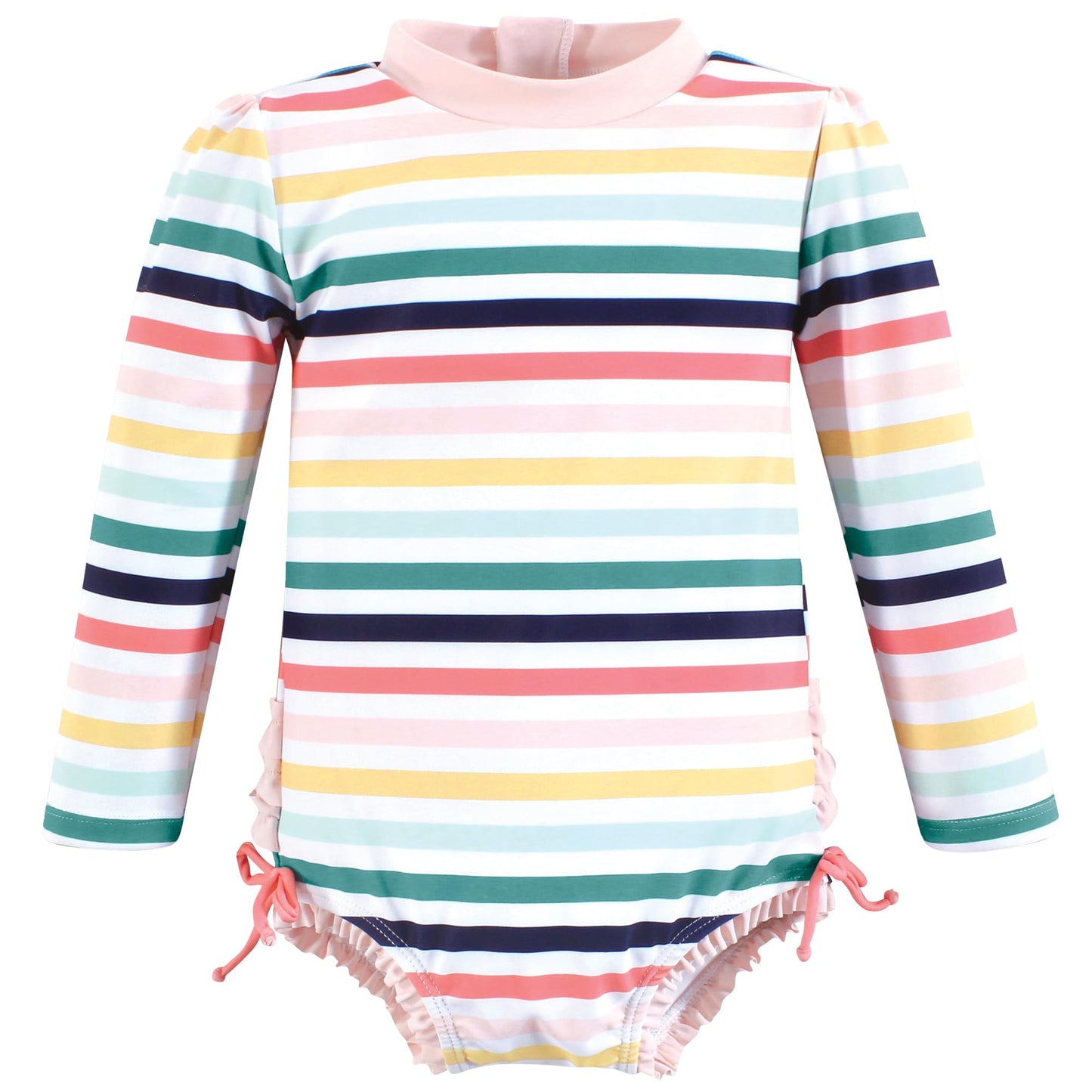 Hudson Baby Baby Girl'S Toddler Swimsuit, Sunset Stripe
