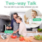 Simyke Smart Video Baby Monitor With Camera And Audio,Dual Mode,Wifi On/Off Switch,2.8Inch Display,App,1080P Camera,1500Ft Long