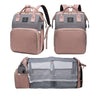 Fandiar Diaper Bag With Changing Station, Diaper Bags For Baby Girl Boy Multi-Function Travel Portable Bassinet Backpack Mommy B