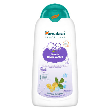 Himalaya Gentle Baby Wash 200Ml | No Tears Formula |With Chickpea And Green Gram| Cleansing BabyS Gentle Skin