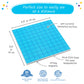 Simply magic 131 PCS Jumbo Magnetic Base Ten Blocks for Math, Place Value Blocks, Magnetic Base 10 Blocks Set for Teachers, Math