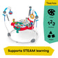 Baby Einstein Ocean Explorers Airplane Adventure 2-in-1 Interactive Activity Jumper with Lights Ages 6 months +, Max weight 25 l