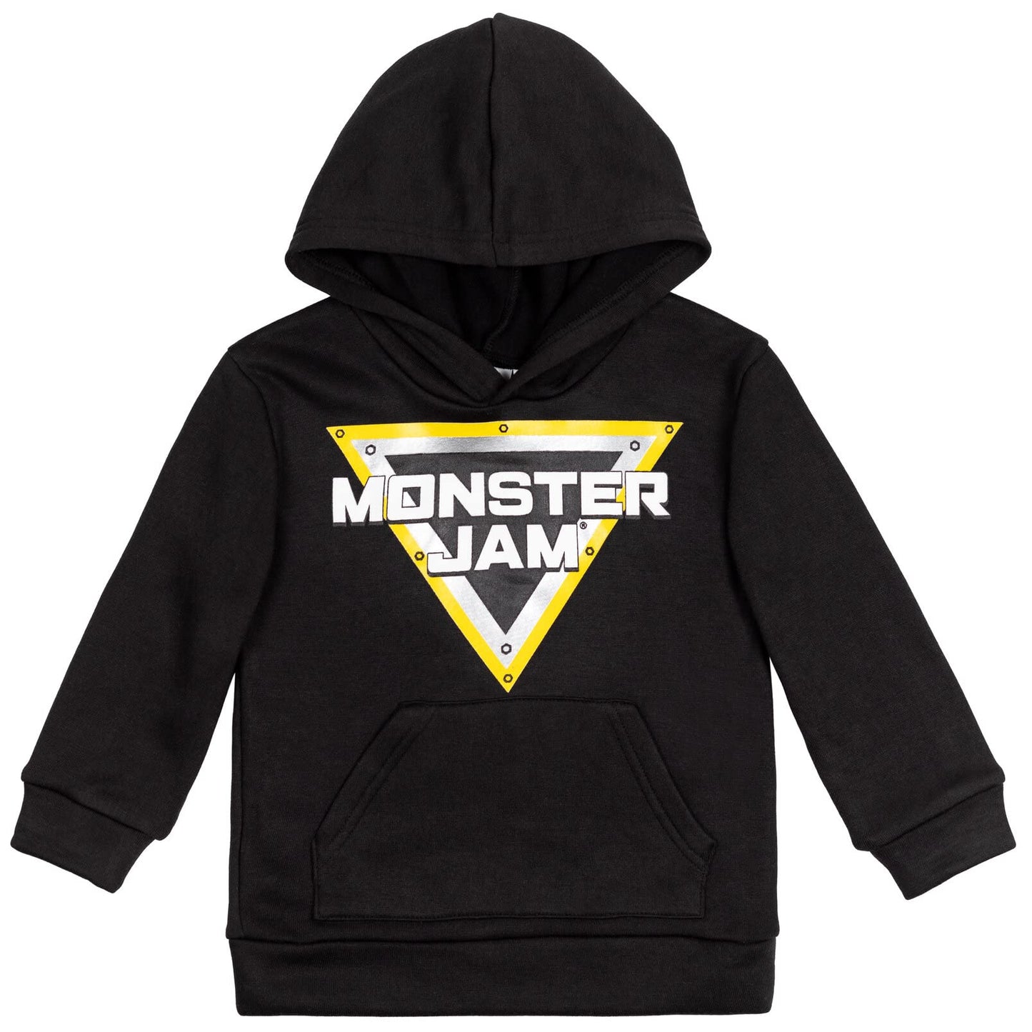 Monster Jam Trucks Logo Little Boys Fleece Hoodie Black 6