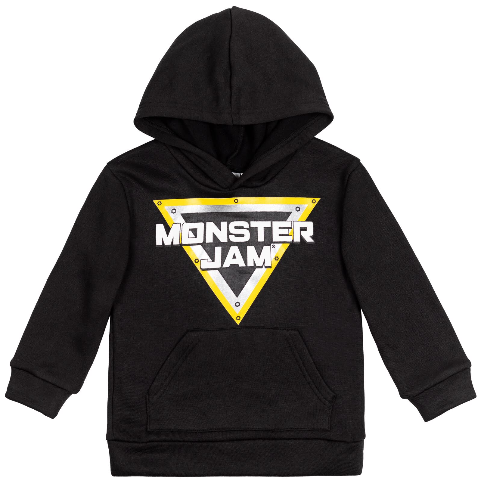 Monster Jam Trucks Logo Little Boys Fleece Hoodie Black 6