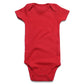 Romperinbox Unisex Solid Red Baby Bodysuit 0-24 Months (18-24 Months, Red)