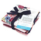Hudson Baby Unisex Baby Flannel Washcloths, Blush Navy Floral 12Pk, One Size