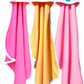BRANDONN Newborn Original 3PCS.. Big Size (36 X 27) Cute Baby Blankets for Babies (Hotpink, Peach, Pink; Pack of 3)