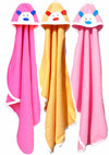 BRANDONN Newborn Original 3PCS.. Big Size (36 X 27) Cute Baby Blankets for Babies (Hotpink, Peach, Pink; Pack of 3)