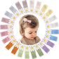 24Pcs 2Inch Oaoleer Baby Girls Fully Lined Hair Bows, Tiny Alligator Clips For Infants Toddlers - 12 Colors In Pairs (Style E)