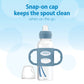 Dr. Brown'S Milestones Narrow Sippy Bottle With 100% Silicone Handles,Easy-Grip Bottle With Soft Sippy Spout,8Oz/250Ml,Bpa Free,