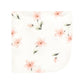 Hudson Baby Unisex Baby Flannel Cotton Washcloths, Pink Dainty Floral 12 Pack, One Size