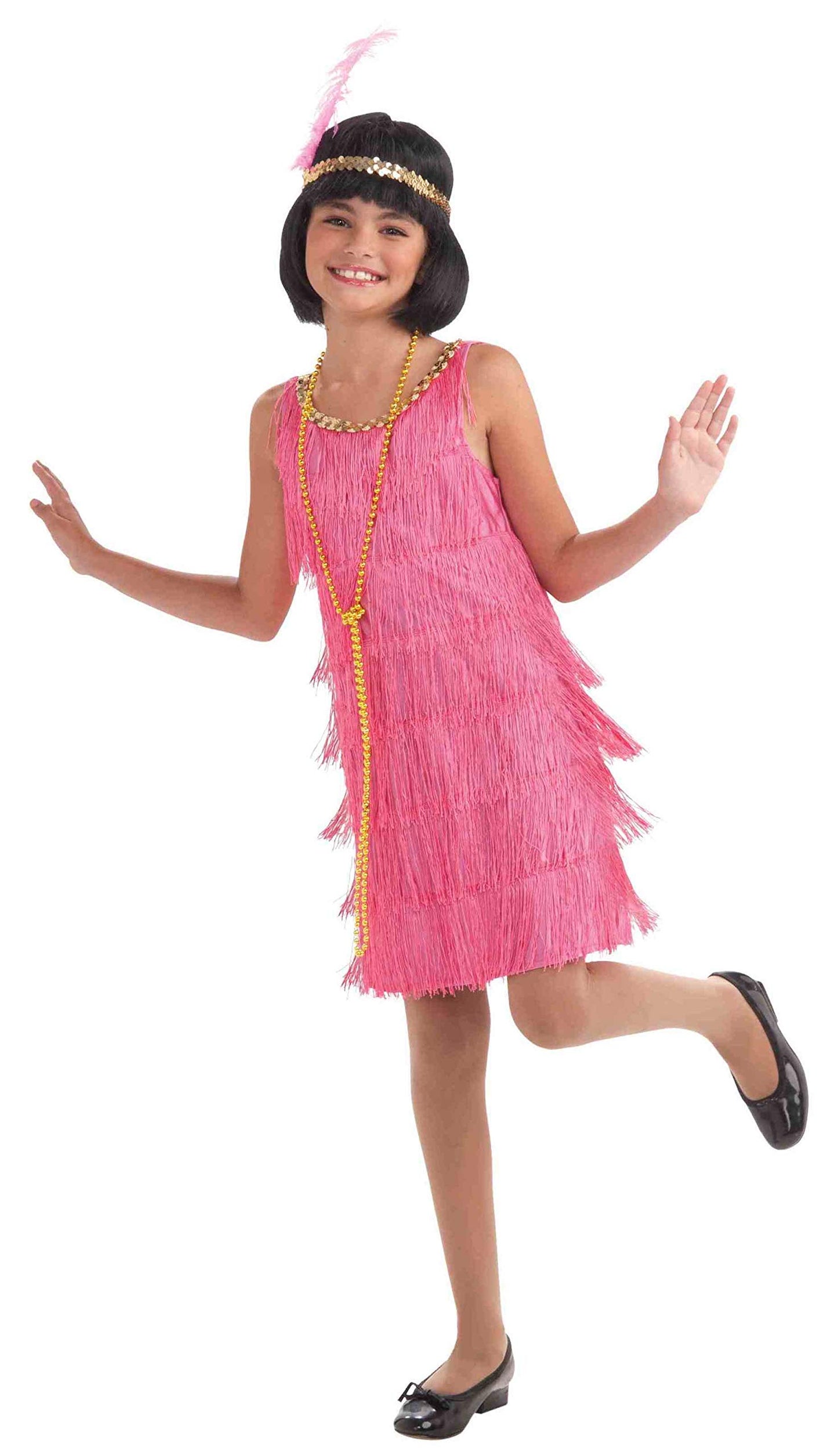Forum Novelties Little Miss Flapper Child'S Costume,Pink, Small