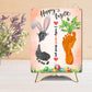 Diy Baby'S First Easter Footprint Sign, Baby First Easter Gifts For Babies Toddler, Baby Easter Crafts, Project Memory Keepsake