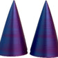 2X Demon Horns For Headset/Cosplay - Made In Usa - 20 Colors (Dual Lblue/Pink)
