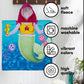 Dawhud Direct Poncho Beach Towels For Kids Towels With Hood, Hooded Bath Towel For , Baby, Toddler Towels For Girls/Boys (Mermai