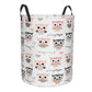 Foruidea Owl Laundry Basket,Laundry Hamper,Collapsible Storage Bin,Oxford Fabric Clothes Baskets,Nursery Hamper For Home,Office,