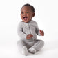 Gerber Unisex Baby Toddler Buttery Soft Snug Fit Footed Pajamas With Viscose Made From Eucalyptus, Grey Heather, 6-9 Months