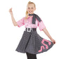 Fun Shack 50S Outfit For Girls, 50S Outfit Sock Hop Dresses For Girls, Poodle Skirts For Girls, 50S Costumes For Girls - X-Large