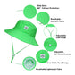 Maxnova Baby Bucket Hats 0-6 Months Green